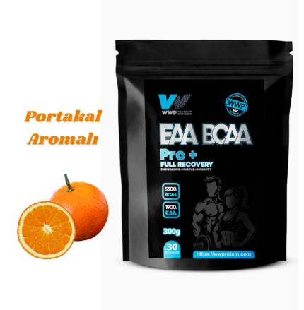 WWP EAA BCAA Pro+ Full Recovery, Tam İyileşme Dayanıklılık + Kas + Bağışıklık - 300g – Aromalı. (Copy)